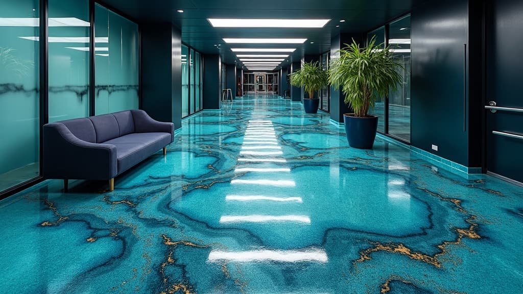 Summit Lobby Metallic Floor